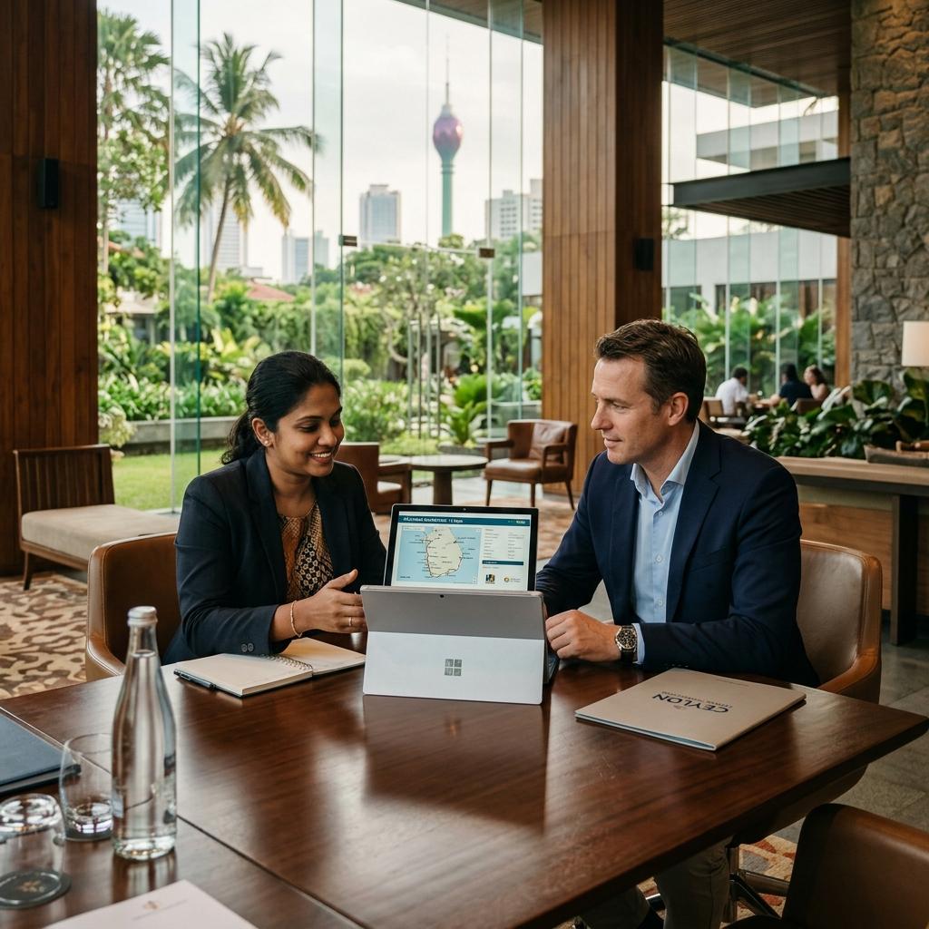 B2B travel consultation meeting in Colombo, Sri Lanka